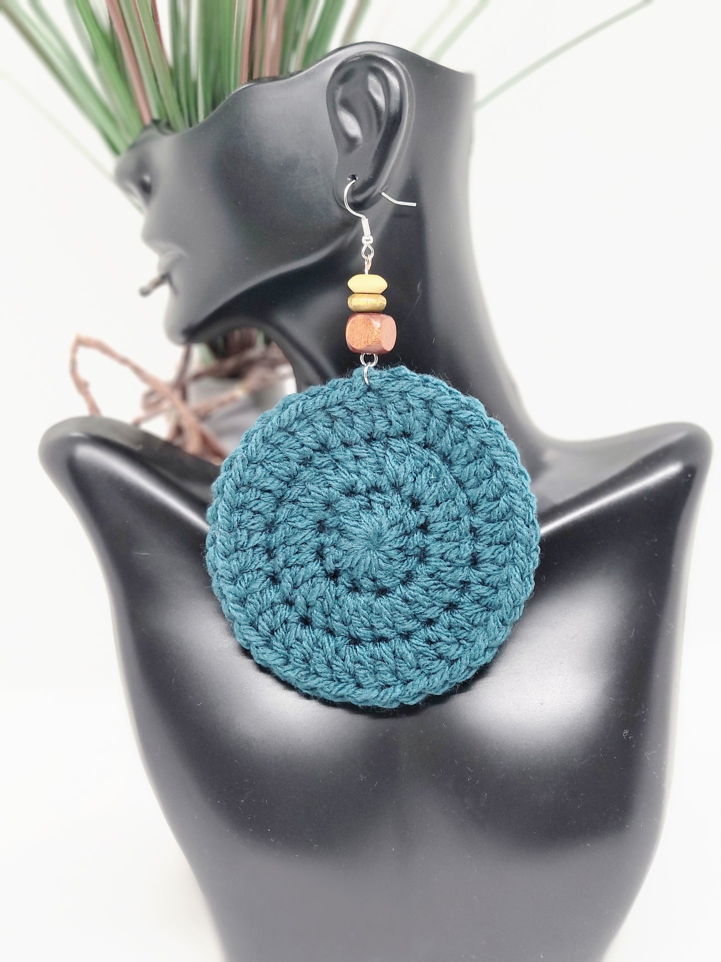 Crochet Beaded Earrings