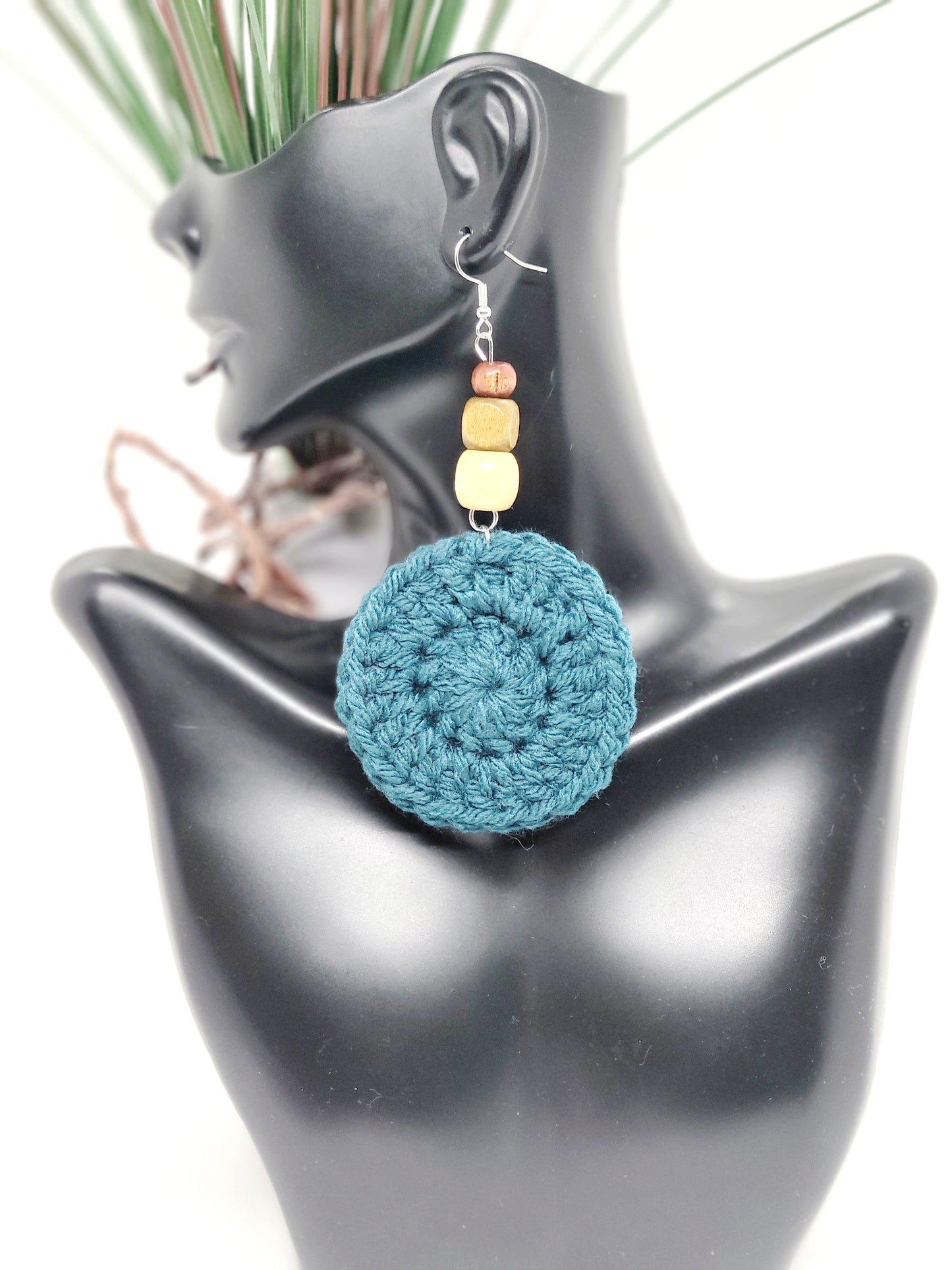 Crochet Beaded Earrings